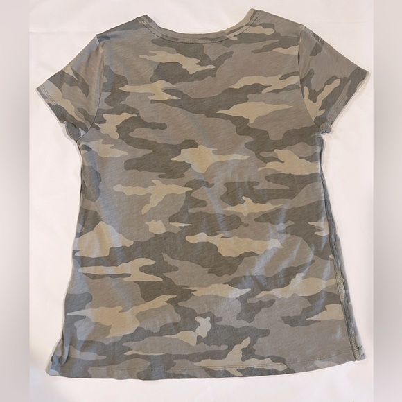 Athleta Organic Daily Camo Crew Short Sleeve Tee - Picture 3 of 7